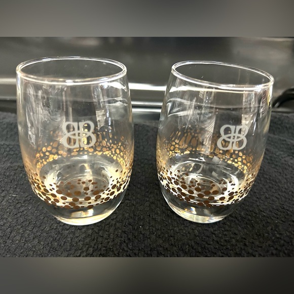2 Bailey’s Irish Cream Confetti Gold Dot Rocks glasses. - Picture 7 of 10